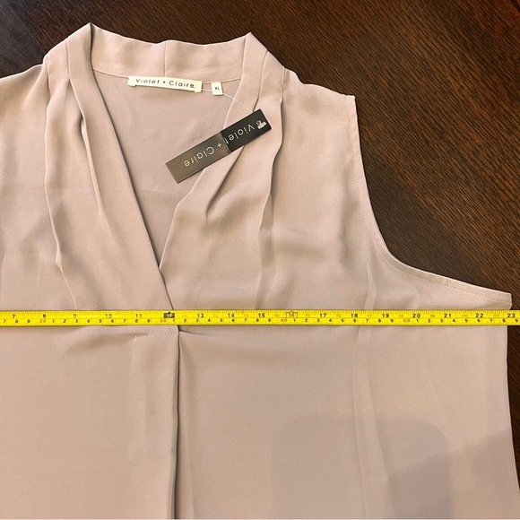 NWT Violet & Claire Sleeveless Dress Casual Lightweight Wrinkle free Top XL - Picture 4 of 5